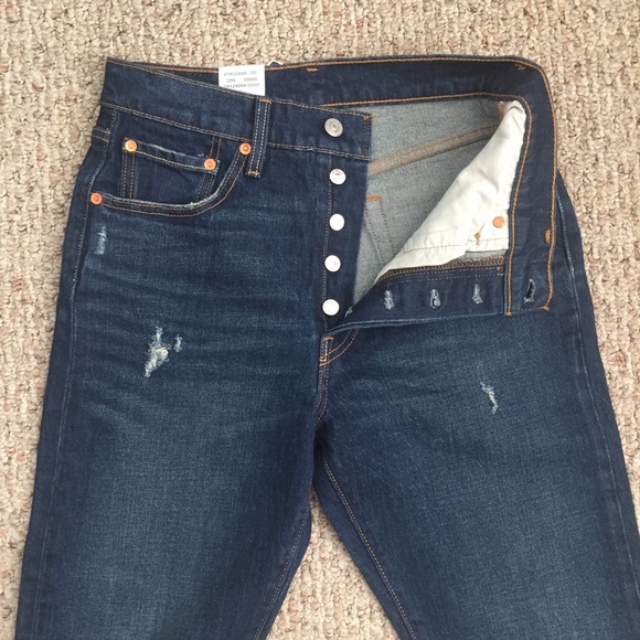 Levi’s 501 skinny jeans Dad wash - Picture 3 of 4
